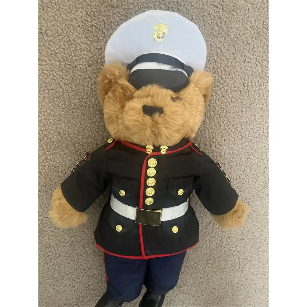 Genuine U.S. MARINE CORPS ENLISTED DRESS BLUE UNIFORM PLUSH BEAR 21